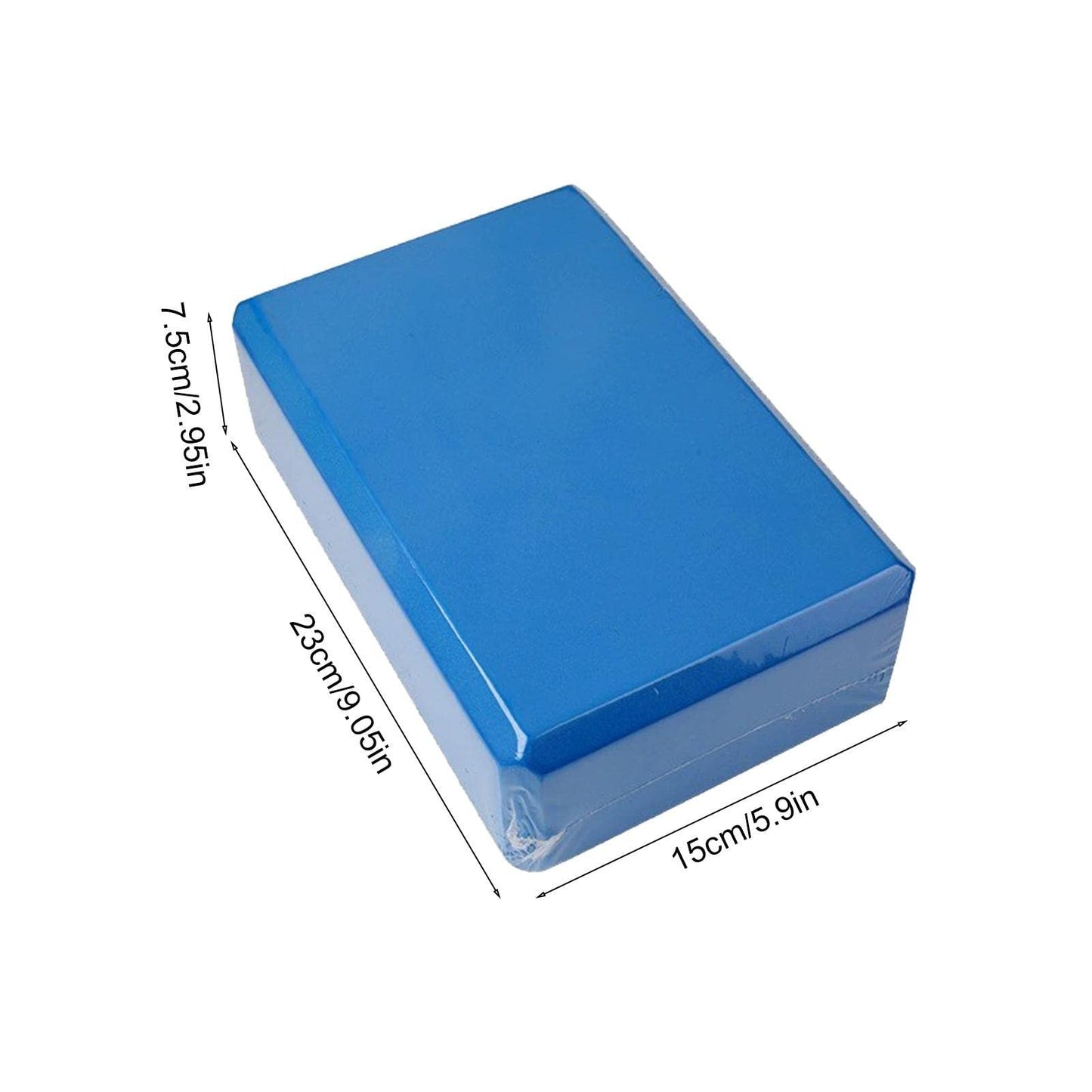 Yoga Blocks 2 Pack, Premium EVA Foam Blocks for Yoga, Pilates, Meditation, High Density Non-Slip Yoga Brick Foam Blocks, Yoga Accessories for Women, 9''x6''x3''