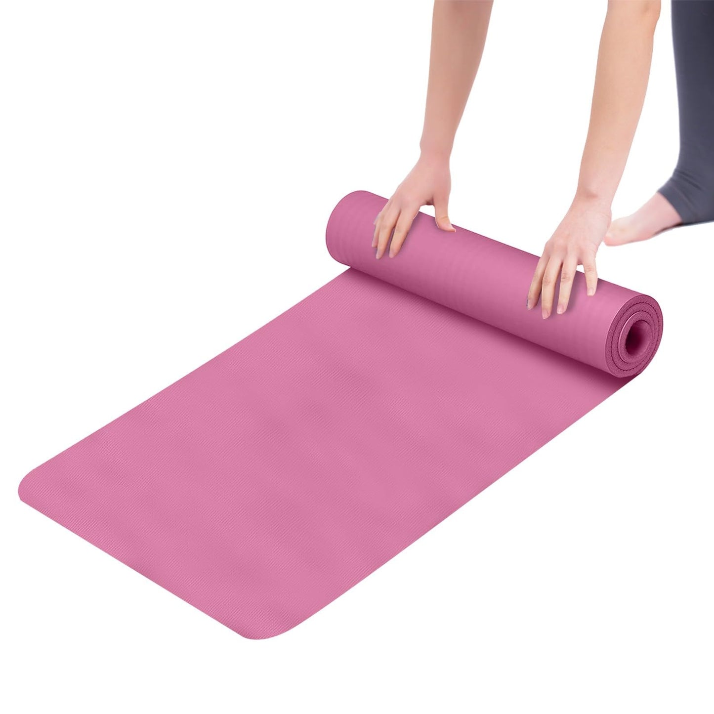 Yoga Mat, 68"×23" Exercise Mat for Men & Women, Non Slip Workout Mat for Home Yoga, Pilates, Stretching, Floor & Fitness Workouts
