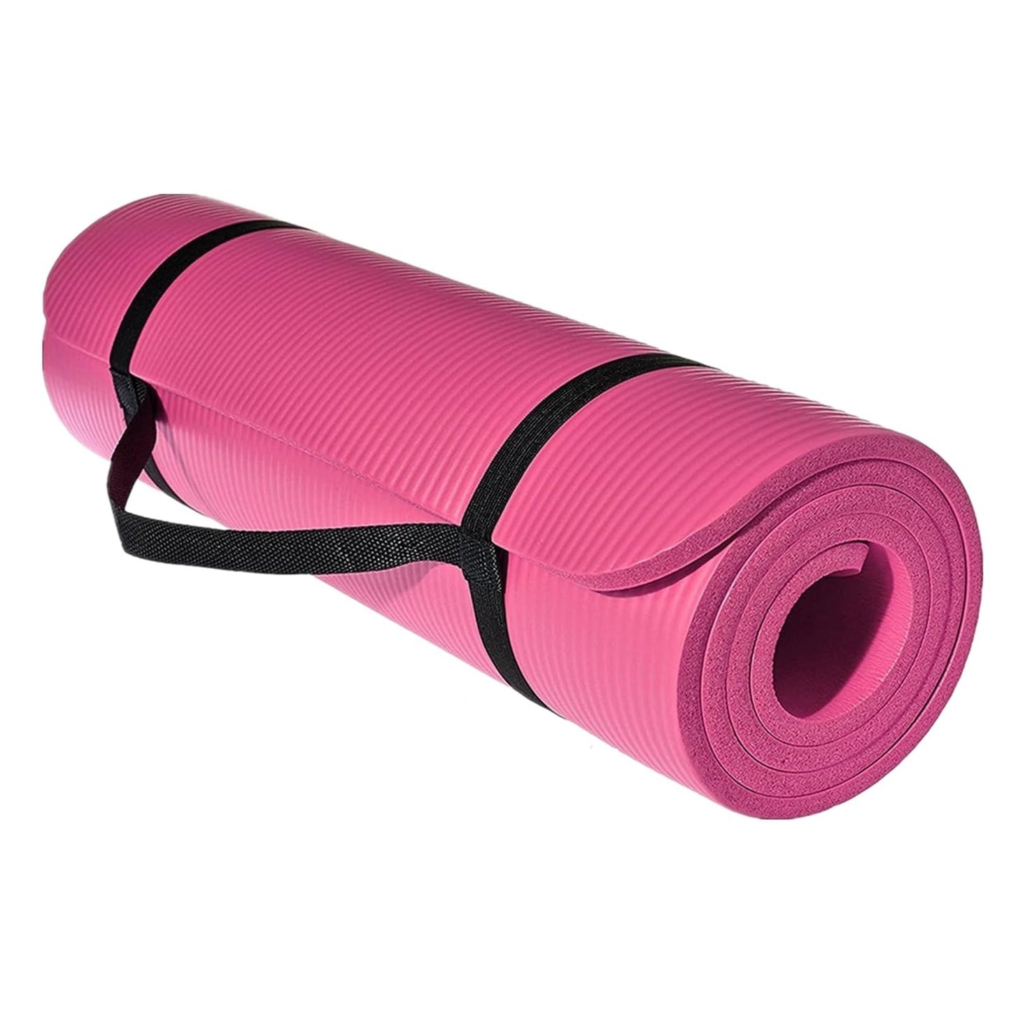 Extra Thick Yoga Mat Fitness Mat with Backpack, 72" L x 24" W x 0.4 Inch Pilates Anti-Slip Yoga Mat