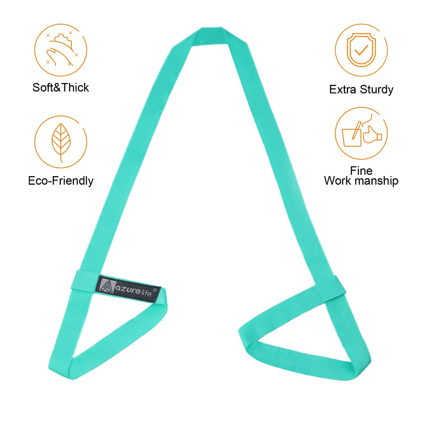 Premium Yoga Mat Sling, Adjustable Yoga Mat Straps for Carrying, Easy-Cinch Yoga Mat Holder Strap