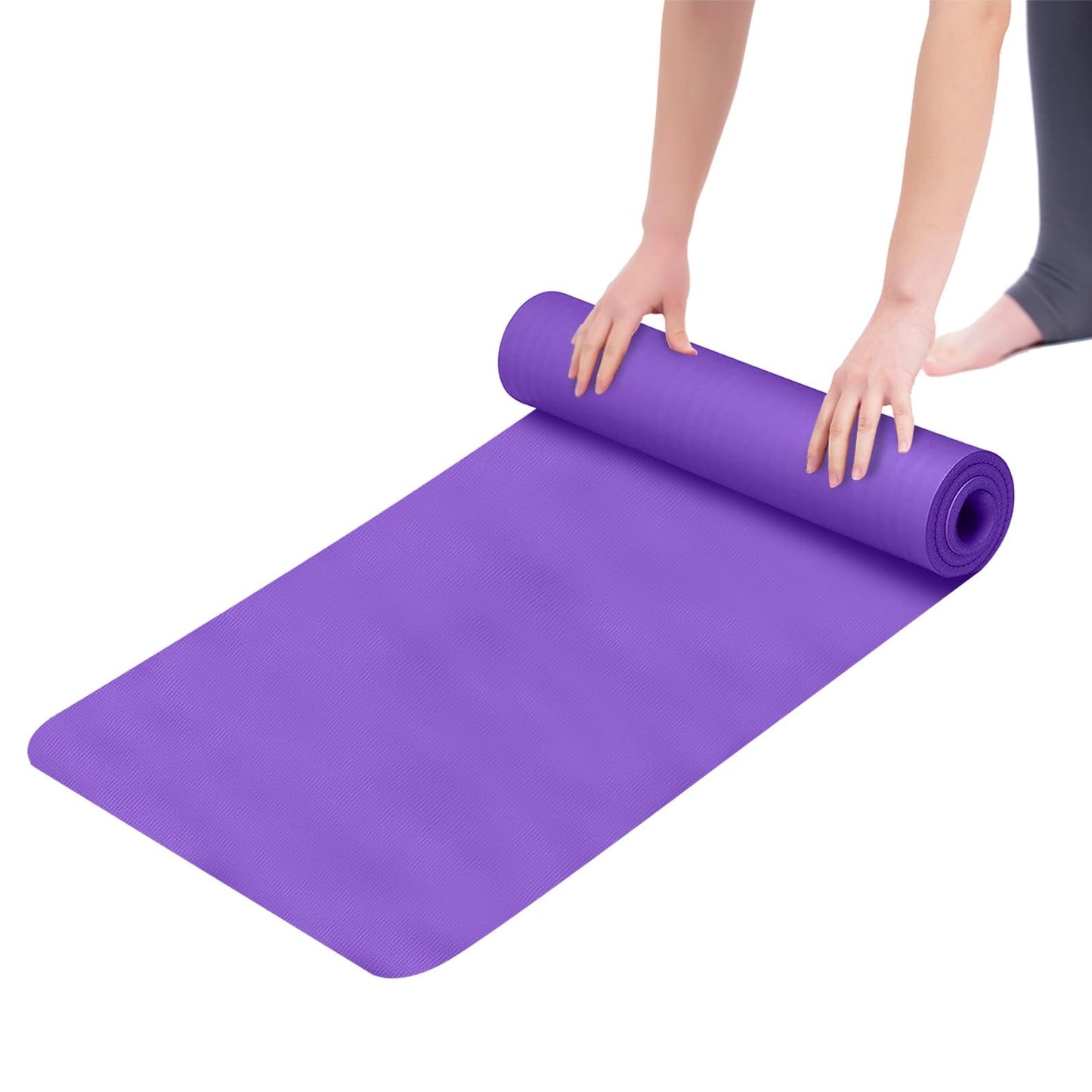 Yoga Mat, 68"×23" Exercise Mat for Men & Women, Non Slip Workout Mat for Home Yoga, Pilates, Stretching, Floor & Fitness Workouts