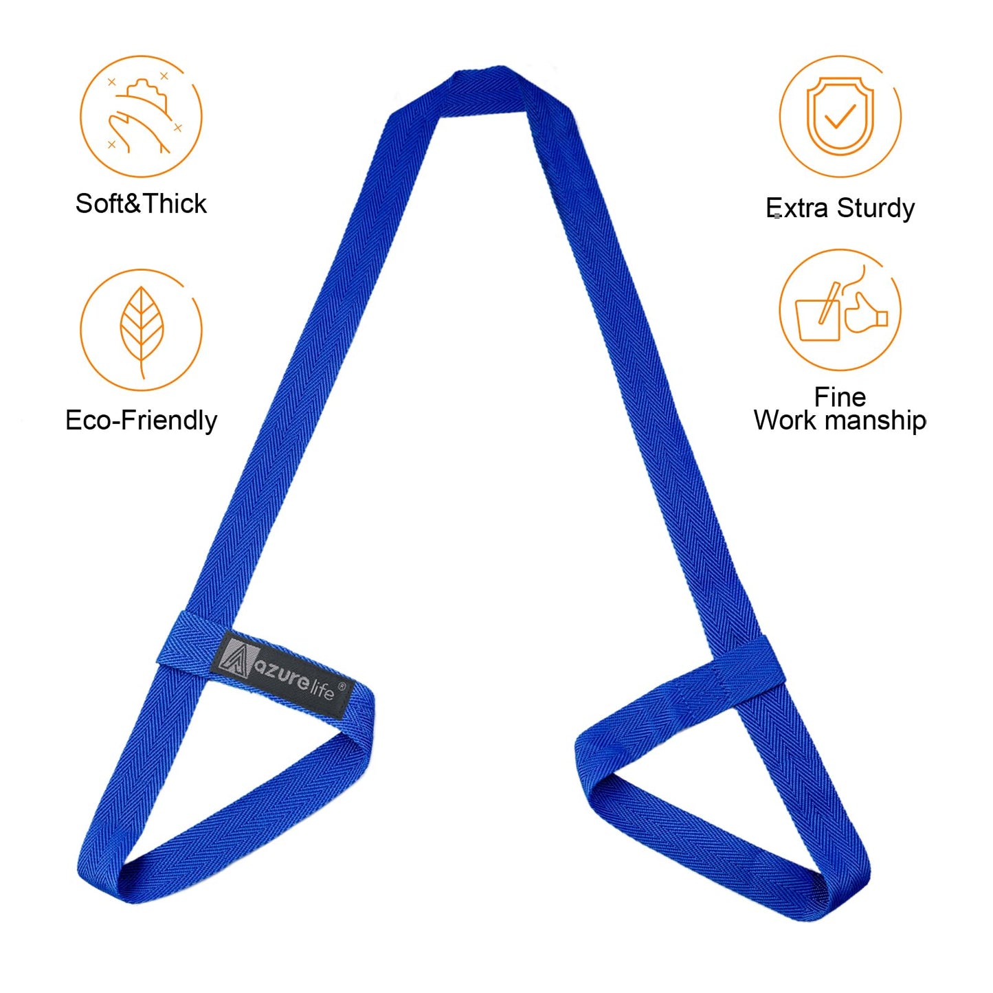 Premium Yoga Mat Sling, Adjustable Yoga Mat Straps for Carrying, Easy-Cinch Yoga Mat Holder Strap