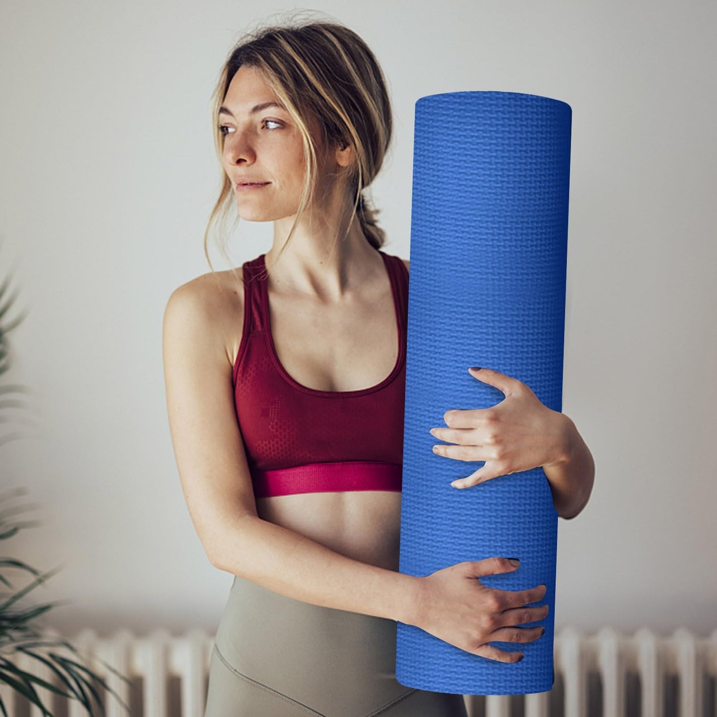 Yoga Mat, 68"×23" Exercise Mat for Men & Women, Non Slip Workout Mat for Home Yoga, Pilates, Stretching, Floor & Fitness Workouts