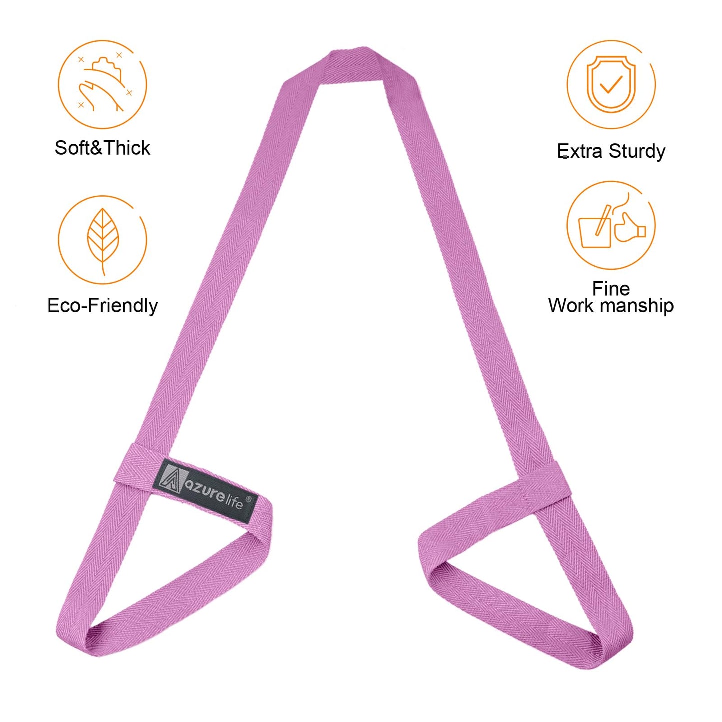 Premium Yoga Mat Sling, Adjustable Yoga Mat Straps for Carrying, Easy-Cinch Yoga Mat Holder Strap