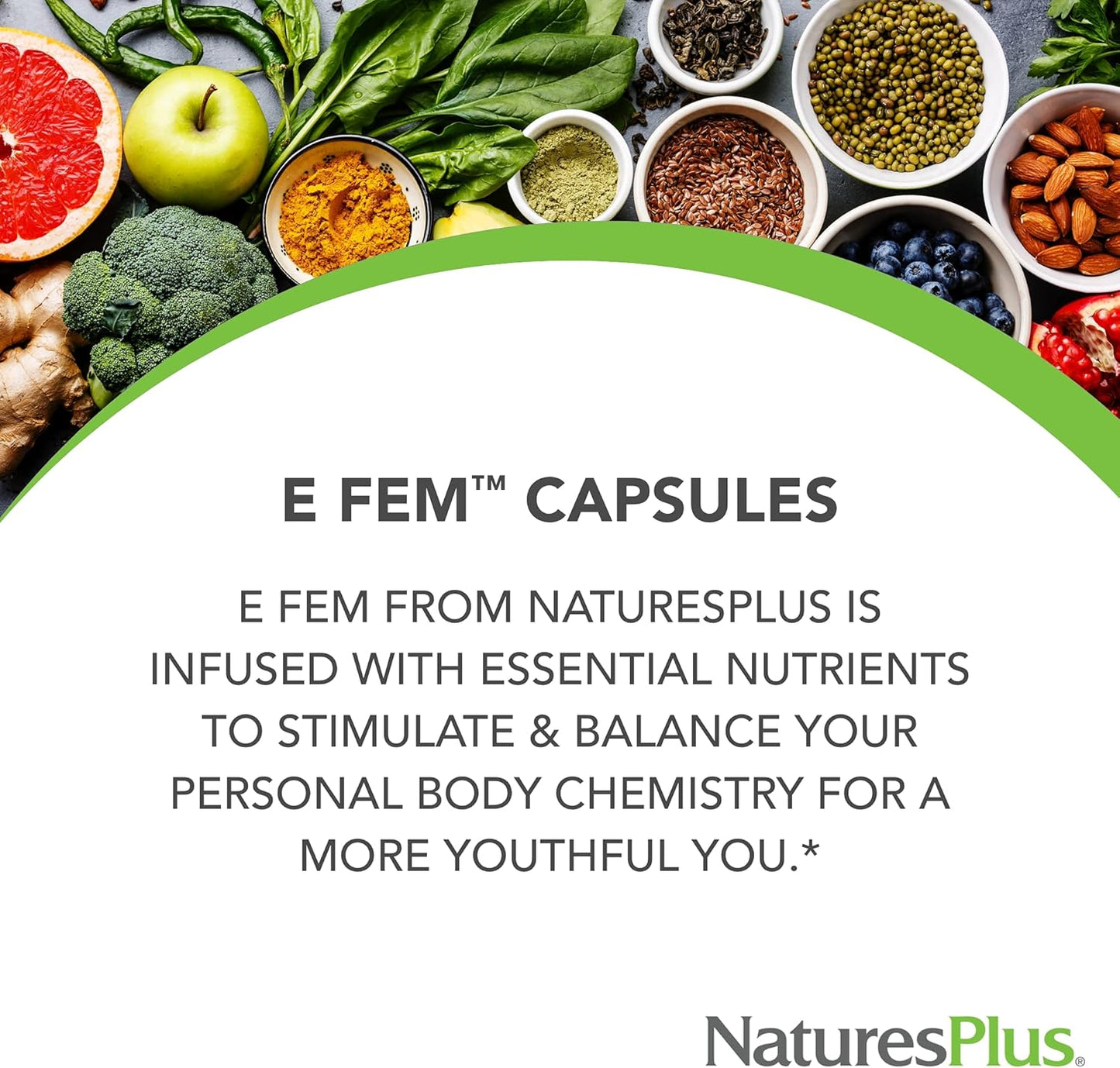 Nature's Plus E Fem - 60 Capsules