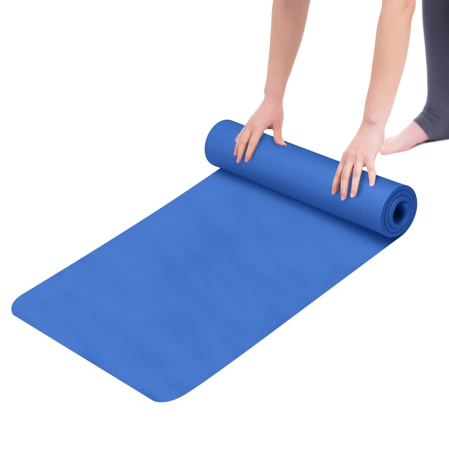 Yoga Mat, 68"×23" Exercise Mat for Men & Women, Non Slip Workout Mat for Home Yoga, Pilates, Stretching, Floor & Fitness Workouts