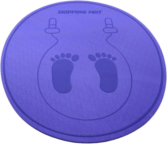 Skipping Rope Mat Yoga Mat Shock Absorption Mute Dancing Pad, TPE Jumping Rope Mat | Indoor Outdoor Exercise Yoga Floor Mat for Home Gym Flooring, 6mm Non-Slip Thickening